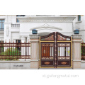 Villa Garden Aluminium Balcony Pintu Halaman Eropa